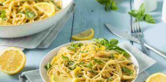 Pasta al tonno e limone