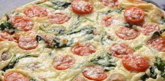 La frittata a casa mia si fa solo così è troppo buona, litighiamo persino per l'ultimo pezzo