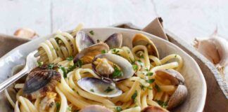 Spaghetti vongole ristorante