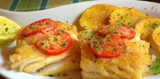 Ti faccio preparare il merluzzo gratinato con le patate che sembra fritto non devi neanche accendere il forno