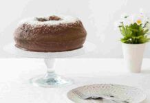 ciambellone cocco e cioccolato