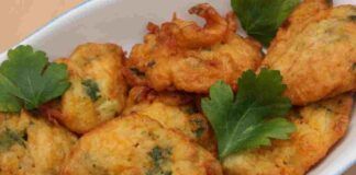 Frittelle con fiori di zucchina e olive