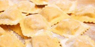 Ravioli ripieni di stoccafisso