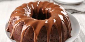 Ciambellone lampo, lo chiamo così oramai, la bontà al cioccolato che si frulla e cuoce in friggitrice ad aria!