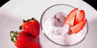 mousse fragole cioccolato bianco