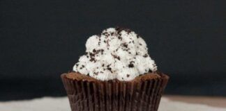 Mi ero stancata dei soliti muffin, li ho fatti senza farina e uova, solo Oreo e in 10 minuti che bontà!