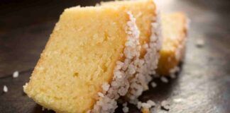 torta con cocco e limone