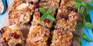 Merendine all'avena, mele e noci, per una colazione e pausa sana e gustosa, accontenti tutti soprattutto chi è a dieta