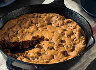 Torta cookies la faccio direttamente in padella, risparmio tempo e soldi in bolletta, ti conquisterà al primo assaggio