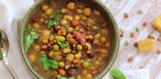 Zuppa di legumi è quello che ci vuole dopo le grandi abbuffate, torno subito in forma!