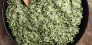 risotto pesto salmone