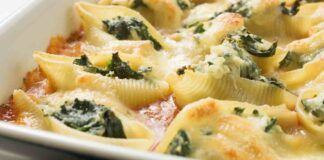 Conchiglioni ripieni di spinaci e gorgonzola Ricettasprint