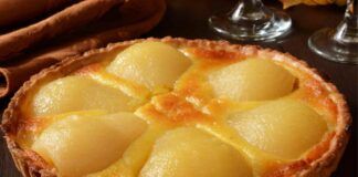 Crostata al cuor di pera, talmente morbida e cremosa che si scioglie in bocca Ricettasprint