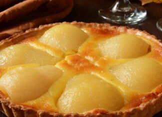 Crostata al cuor di pera, talmente morbida e cremosa che si scioglie in bocca Ricettasprint