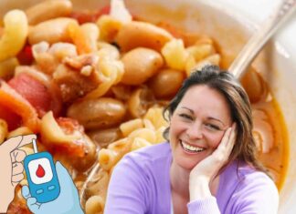 Pasta e fagioli controllo diabete glicemia