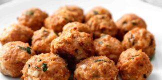 Polpette di verdure leggere e croccanti cotte in friggitrice ad aria