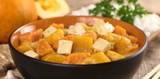 Stufato di zucca con patate e feta lo prepari in soli 10 minuti Ricettasprint