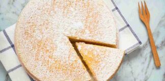 Torta allo yogurt cremosa con 4 ingredienti e senza farina, una delizia senza stress e senza farina!