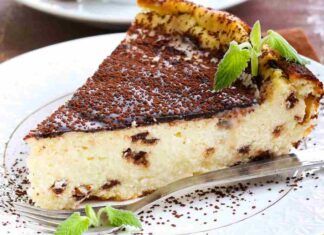 Cheesecake riposata di ricotta: si prepara la sera per la colazione del giorno dopo, una cremosità senza pari!