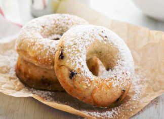 Colazione al bar stamattina? No grazie, bastano queste velocissime ciambelline al forno, per essere felice!