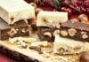 A Napoli il torrone si prepara per il 2 Novembre, io non aspetto mica, questo al gusto kinder lo mangio tutto l'anno!