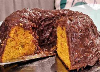 Ciambellone allo zenzero e cioccolato