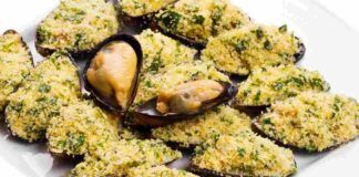 Cozze gratinate ricetta napoletana Ricettasprint