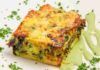 Lasagna di zucchine salsicce e provola