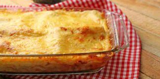 Lasagne alla mozzarella col sugo finto