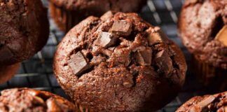 Muffin al cioccolato senza uova e burro Ricettasprint