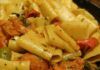 Paccheri alla mediterranea saltati in padella Ricettasprint