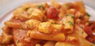 Paccheri con orata e pomodorini Ricettasprint