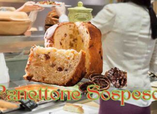 Panettone in una mensa