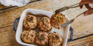 Polpette di pollo speziate al forno Ricettasprint