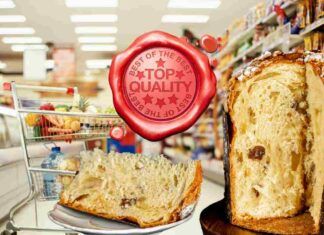 Panettone al supermercato