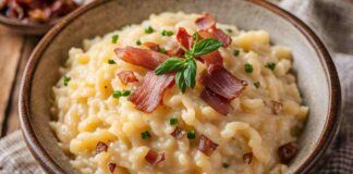 Carbonara risottata, la domenica anche meglio delle lasagne, ogni volta mi chiedono tutti il bis - RicettaSprint