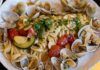 Spaghetti alle vongole, pomodorini e zucchine Ricettasprint