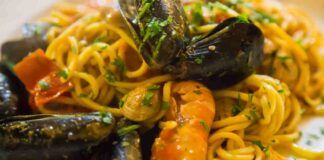 Spaghetti allo scoglio alla vigilia di Natale Ricettasprint