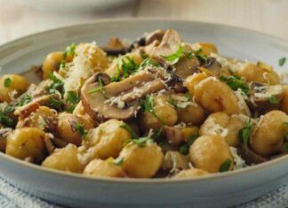 Gnocchetti ai funghi, pochissimo tempo in cucina per una bontà a regola d'arte!