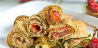 Organizza una bella cena dall'antipasto giusto: questi rotolini di zucchine ti rubano pochi minuti ma inizi col botto!