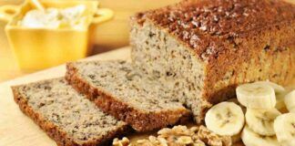 Banana bread alle noci