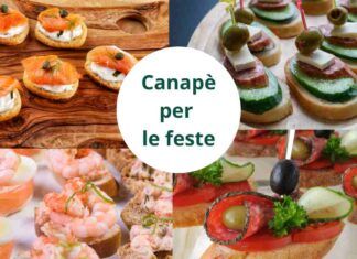 Canapè per le feste di Natale Ricettasprint