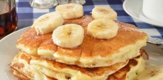 Fluffy pancake alla banana