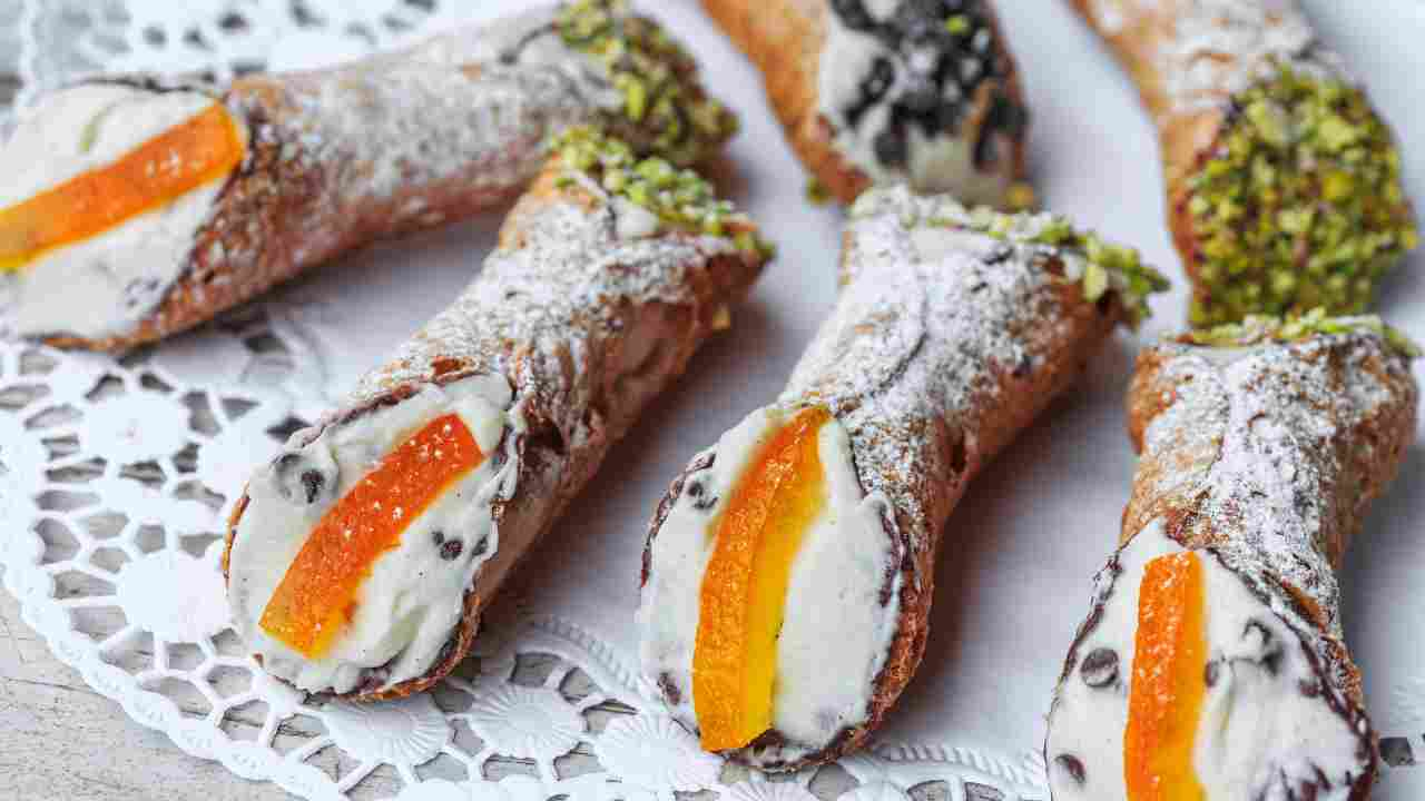 La farcia dei cannoli Siciliani