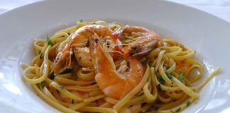 Linguine agli scampi