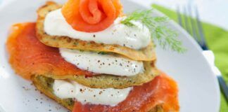 Millefoglie di crepes con salmone Ricettaspriint