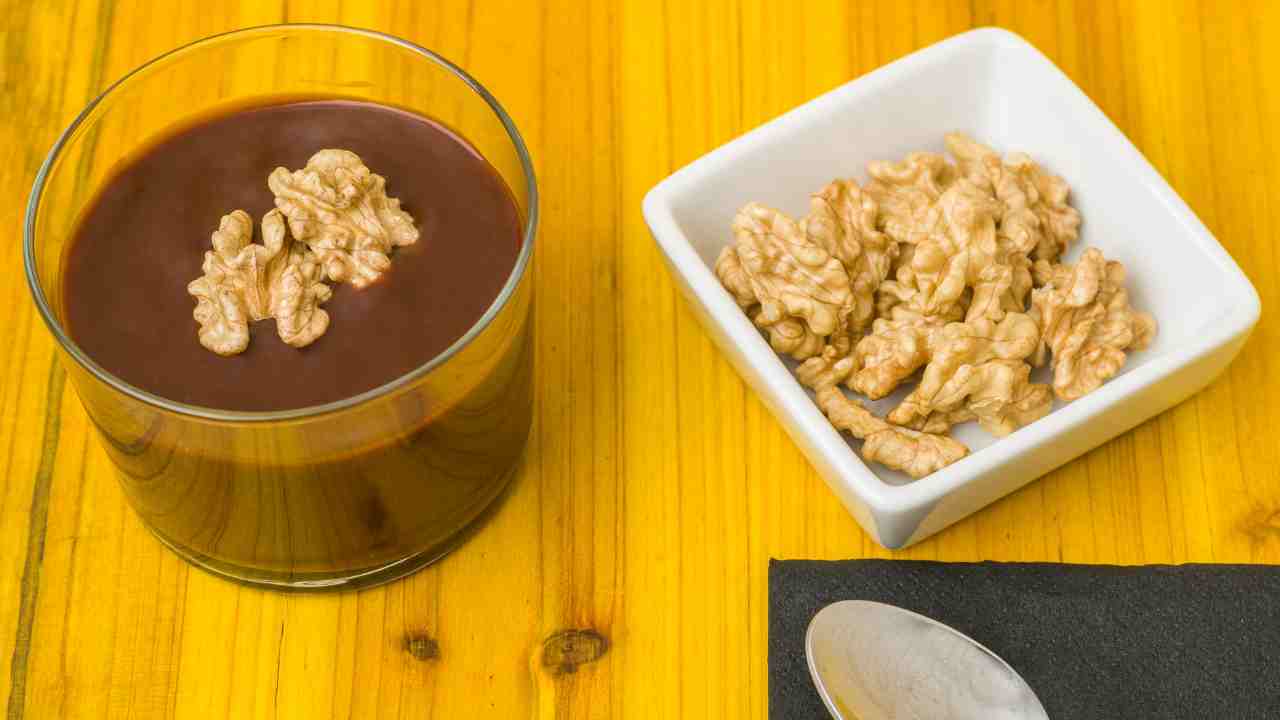 Mousse con le noci