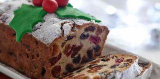 Plumcake di natale con canditi e uvetta