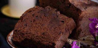 Plumcake fit extra dark senza farina