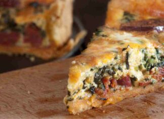 Quiche prosciutto e formaggio